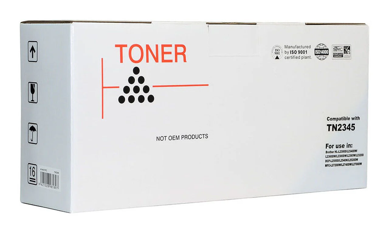 Icon Compatible Brother Tn2345 Black Toner - Nail Gallerys
