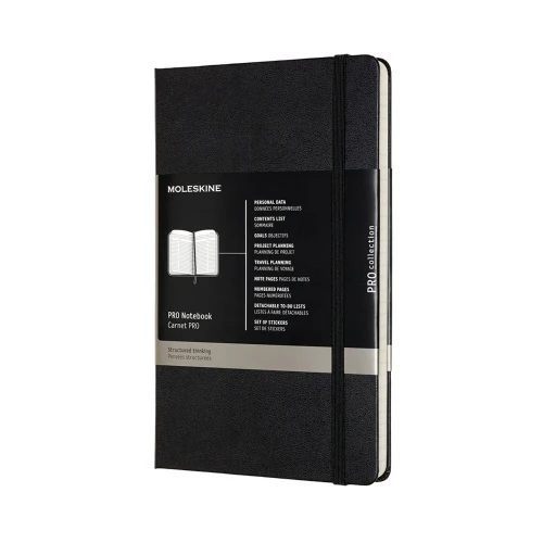 Moleskine Pro Large Hard Cover Notebooks - Nail Gallerys