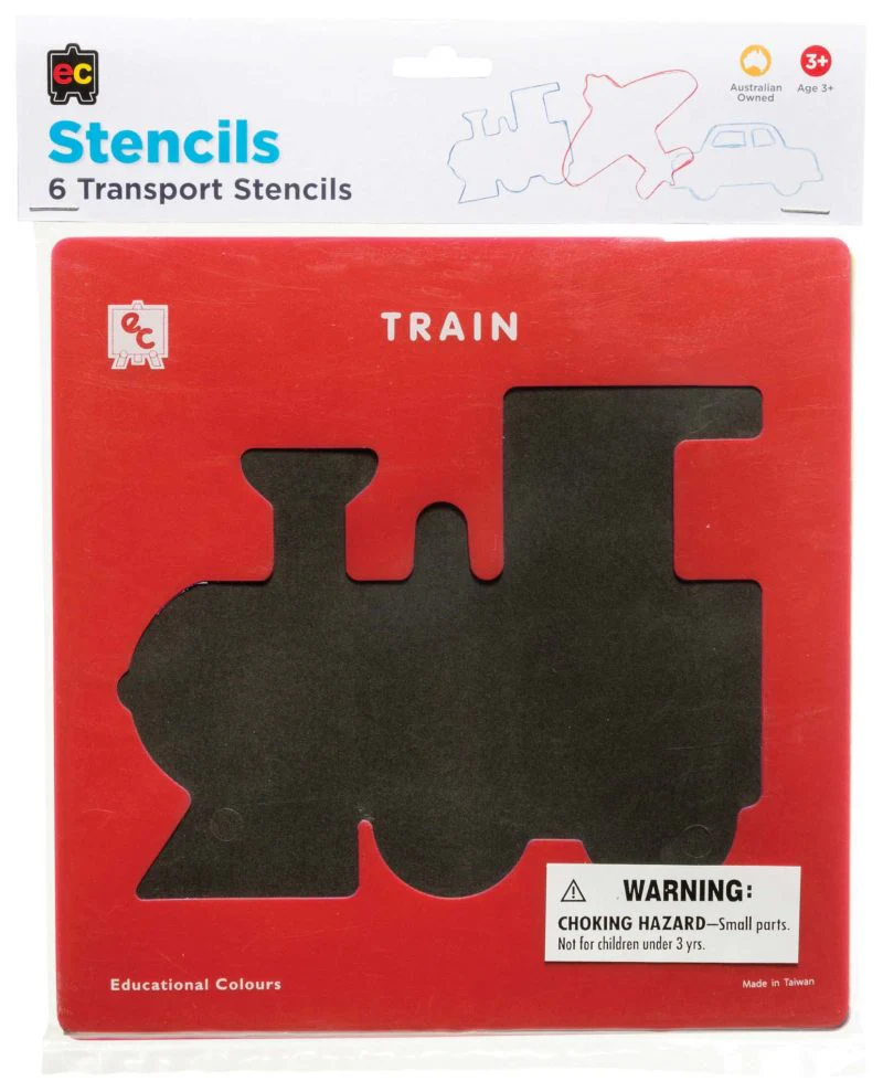 EC Transport Stencil Set of 6 - Nail Gallerys
