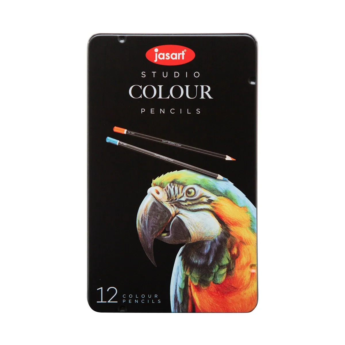 Jasart Studio Colour Pencils Tin of 12 - Nail Gallerys