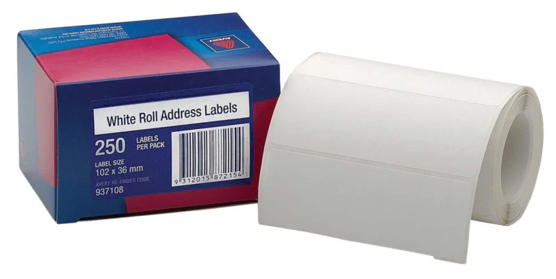Avery Label Dispenser Dmr102.36ra Address 102x36mm 250 Pack - Nail Gallerys