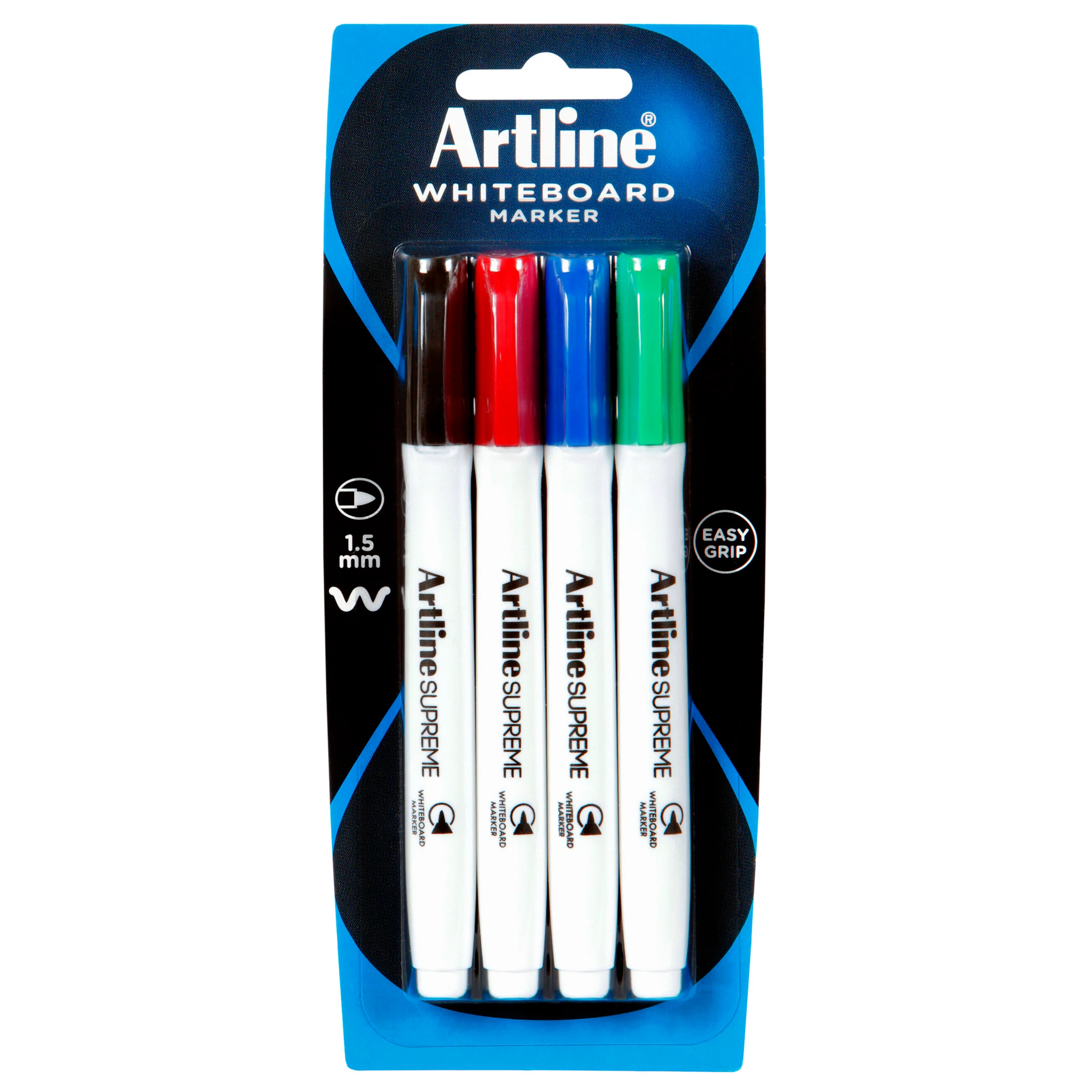Artline Supreme Whiteboard Marker Assorted Pack Of 4 - Nail Gallerys