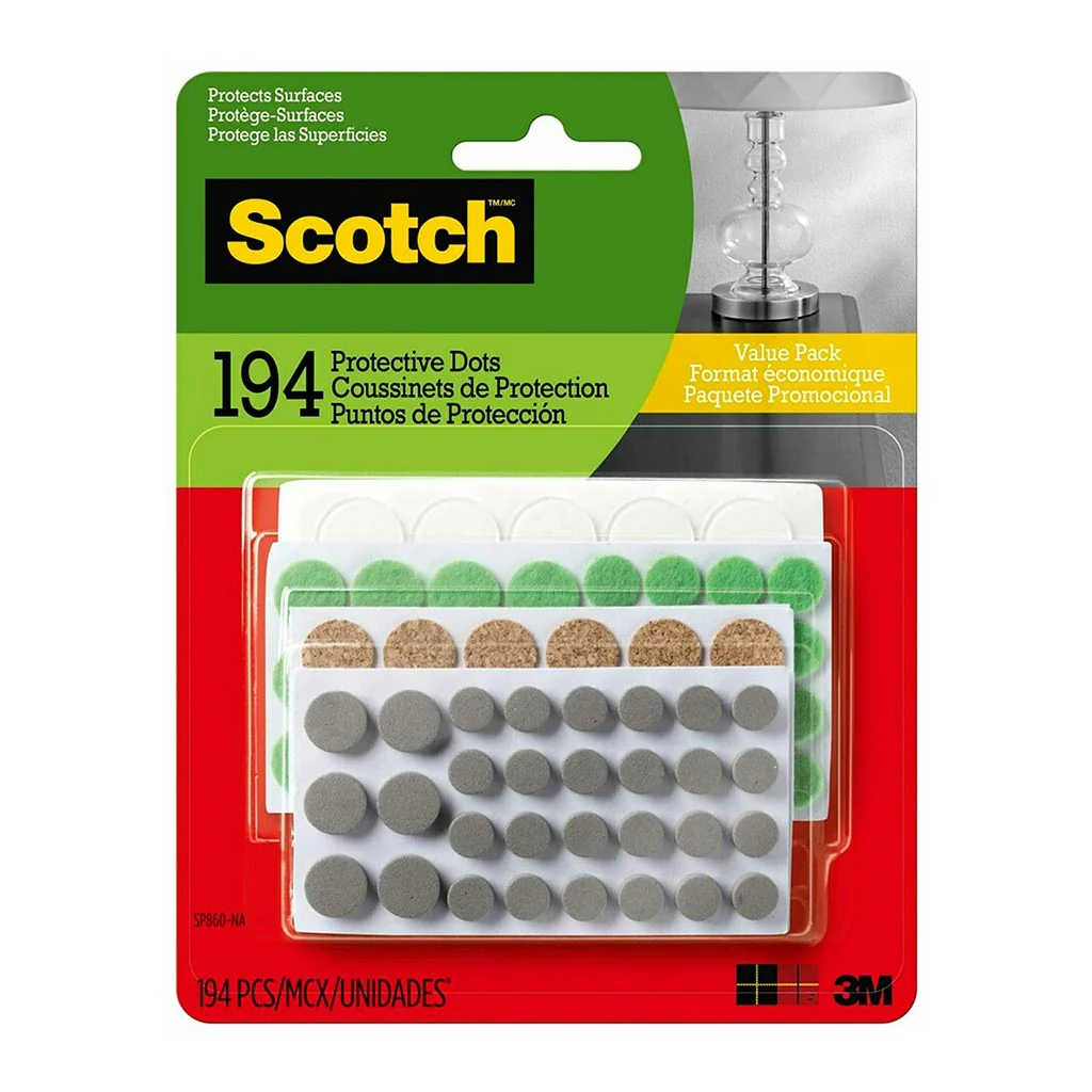 Scotch Protective Dots Assorted Sizes Pack of 194 - Nail Gallerys