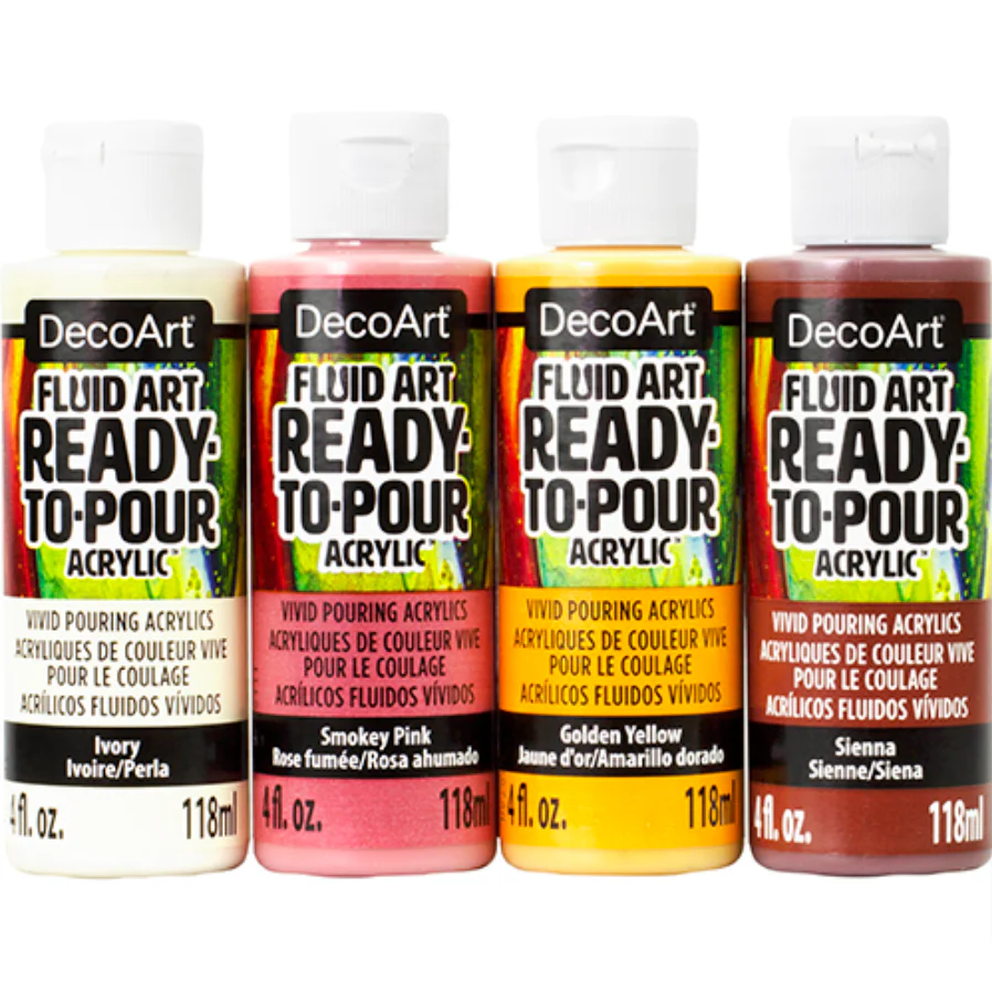 Decoart Fluidart Sunkissed Paint Pouring Kit - Nail Gallerys