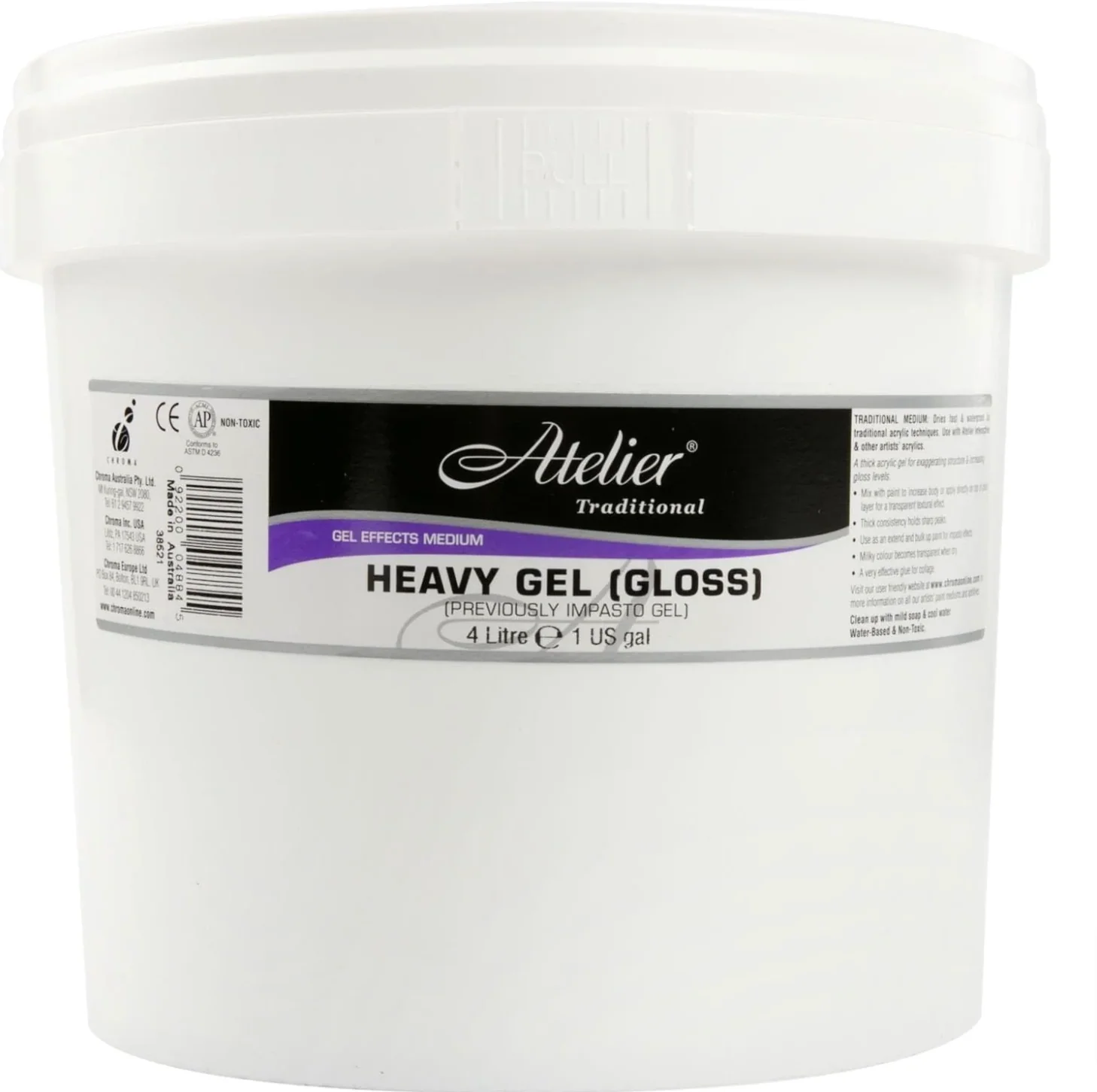 Atelier Heavy Gel Gloss 4 Litre - Nail Gallerys