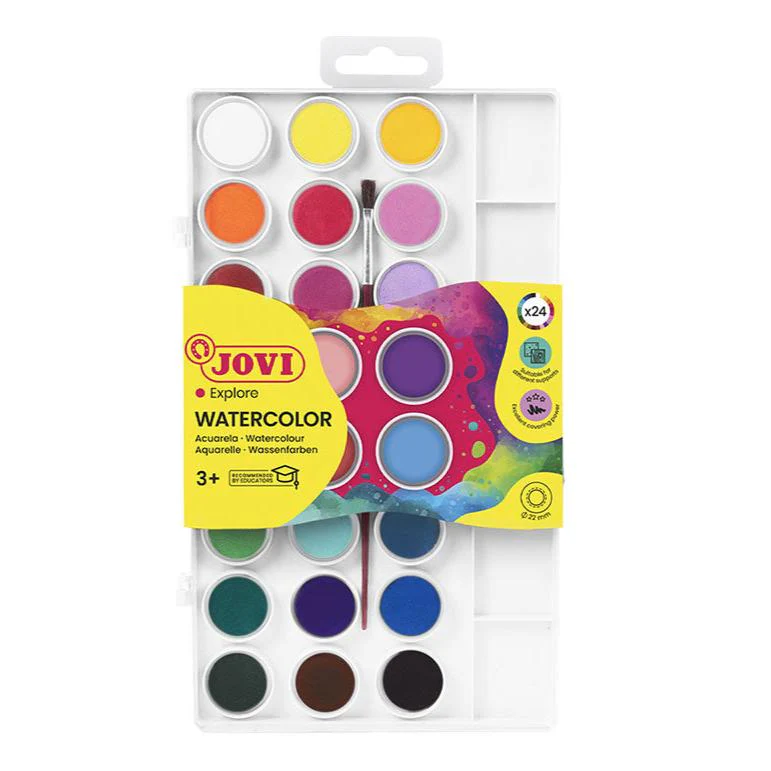 Jovi Watercolour 20mm Tablets Set of 24 - Nail Gallerys
