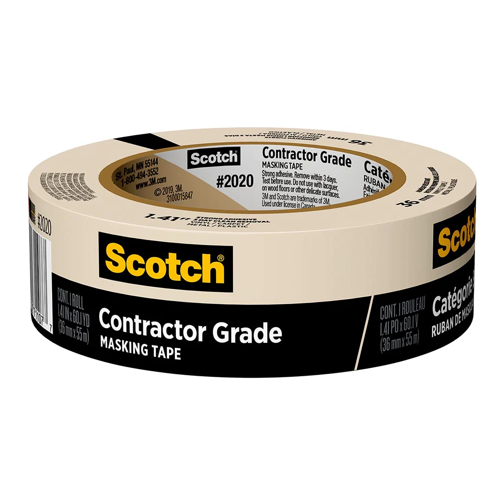 Scotch 36mm x 55m Heavy Duty Masking Tape - Nail Gallerys