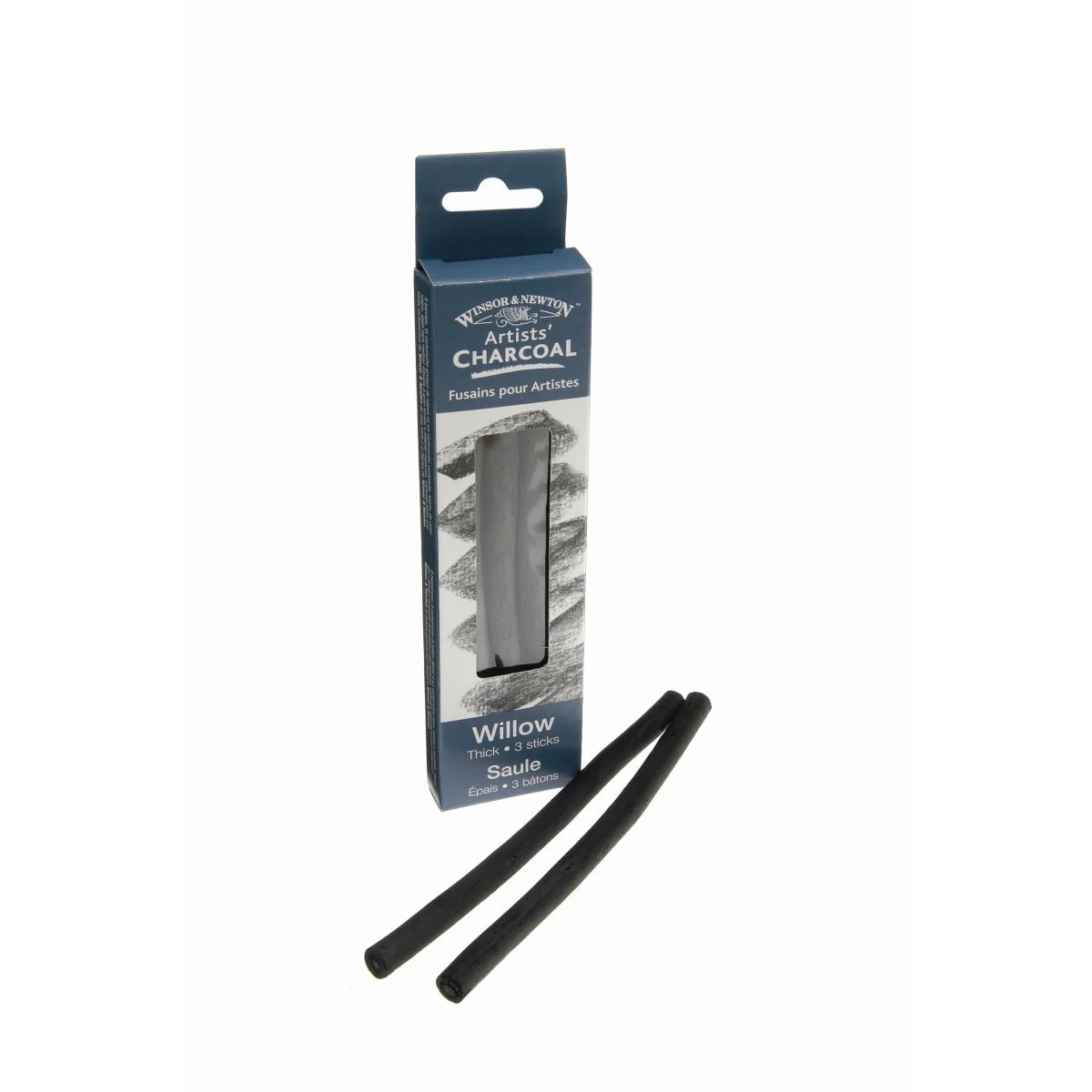 Winsor & Newton Thick Willow Charcoal Set Of 3 - Nail Gallerys