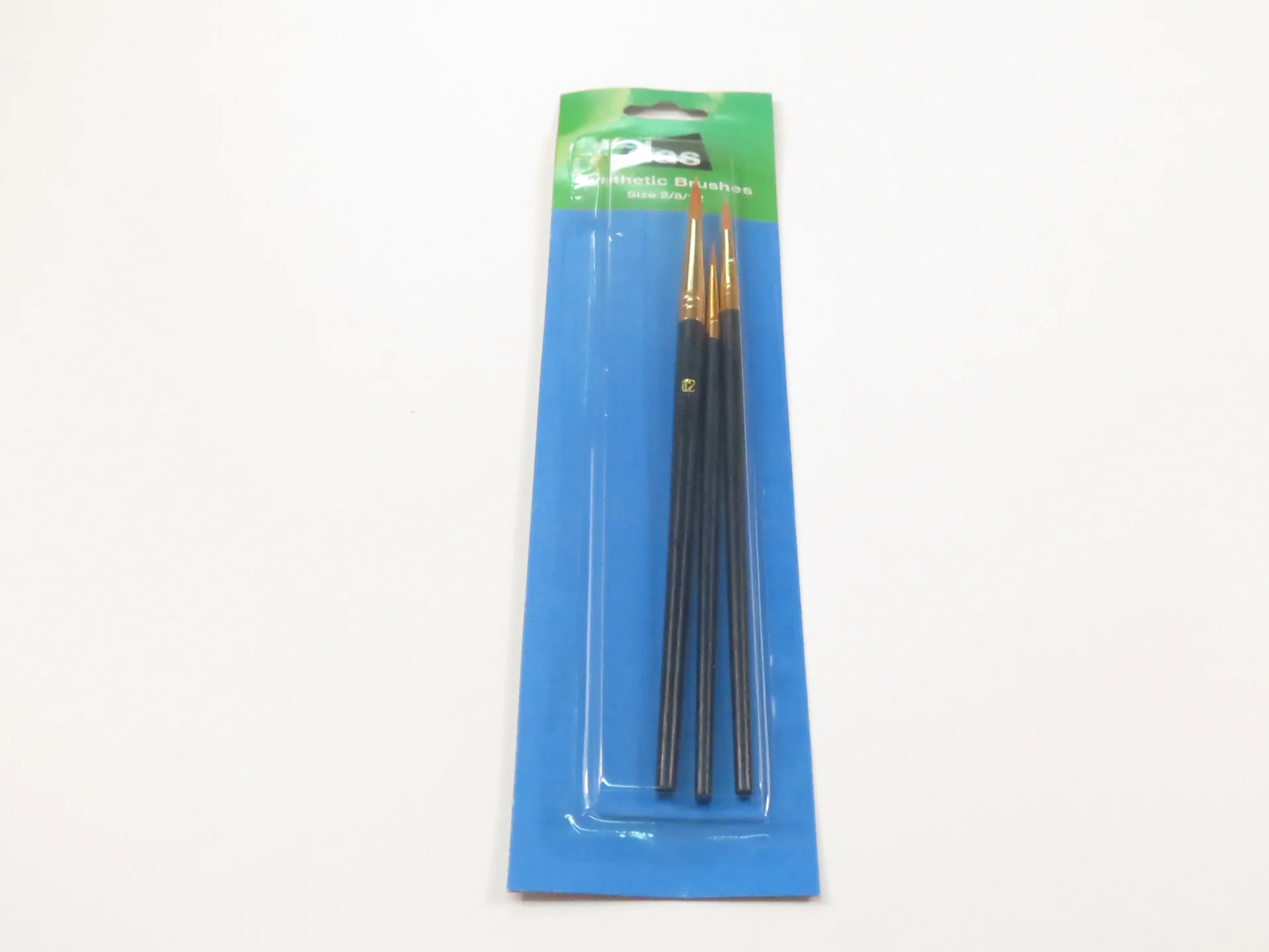 Das Brush Set Synthetic Round Sizes 2/8/12 - Nail Gallerys