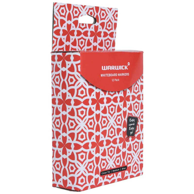 Warwick Whiteboard Marker Bullet Tip Box 12 - Nail Gallerys