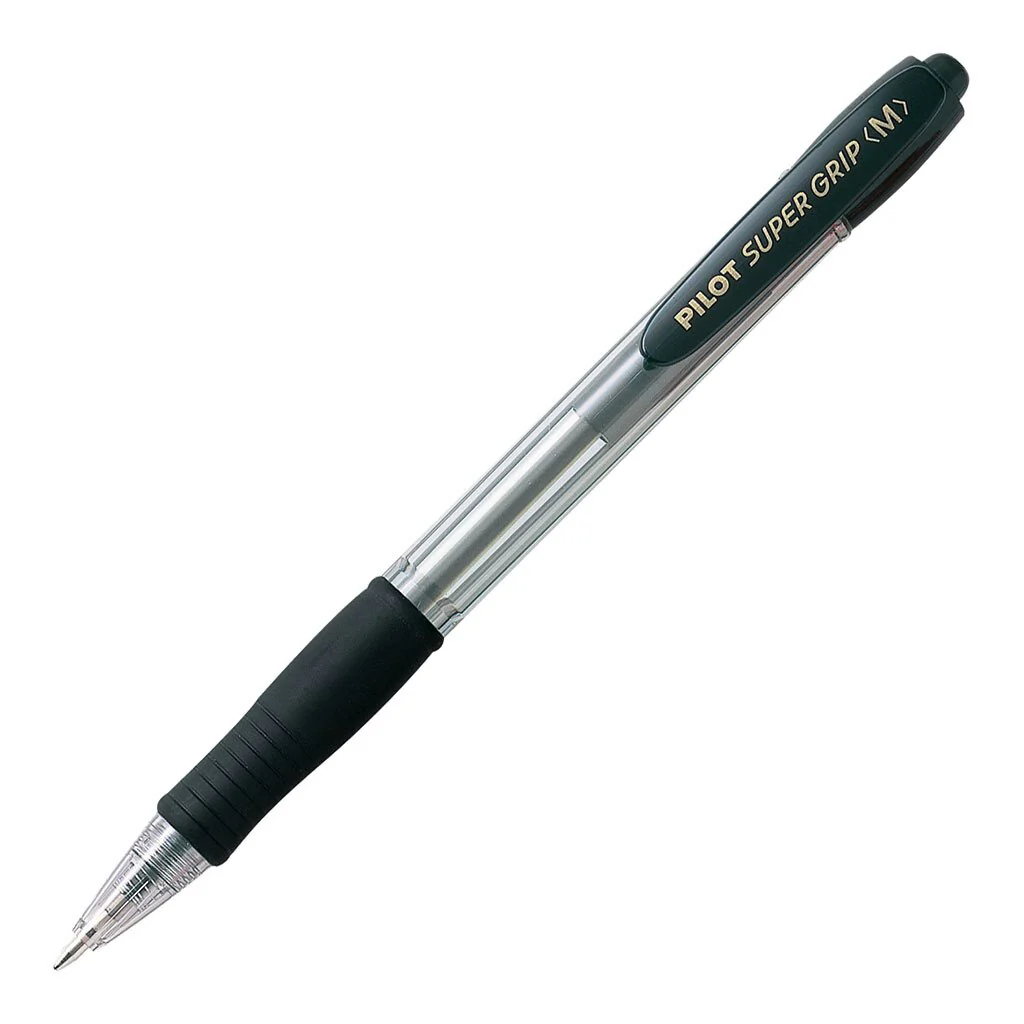 Pilot Super Grip Ballpoint Medium Pens - Nail Gallerys
