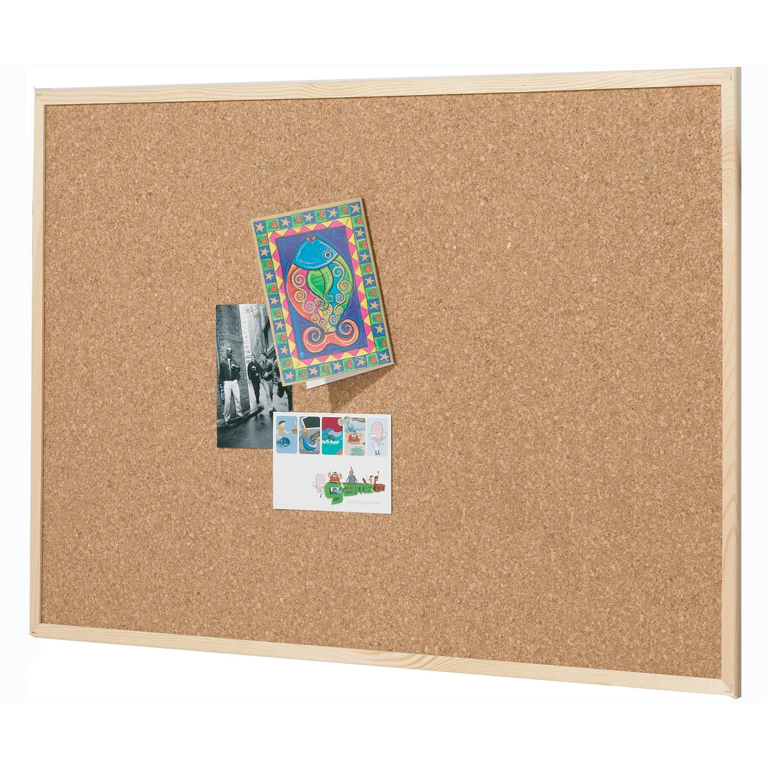 Quartet Corkboard Pine Frame - Nail Gallerys