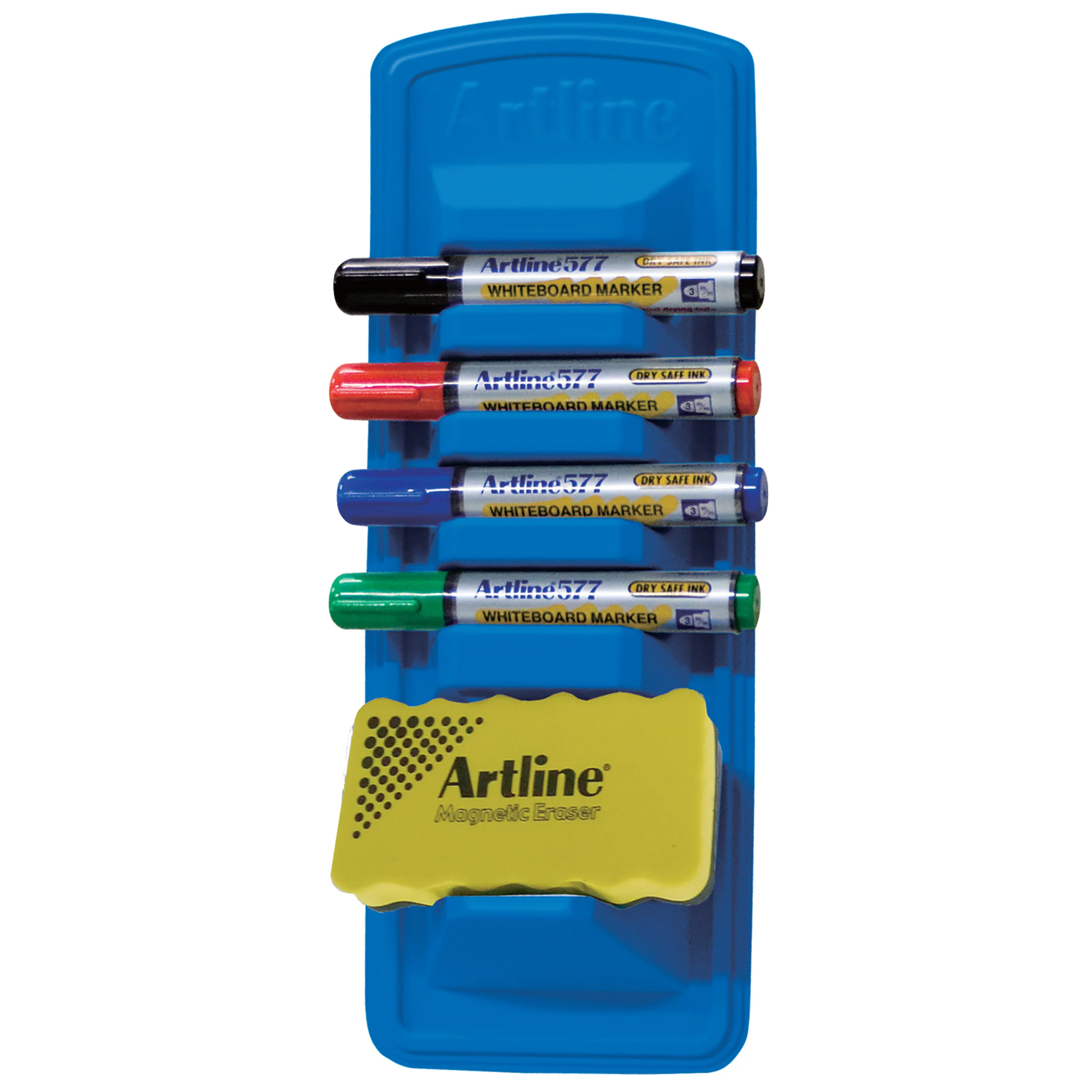 Artline 577 Whiteboard Caddy Starter Kit Includes Markers Assorted - Nail Gallerys