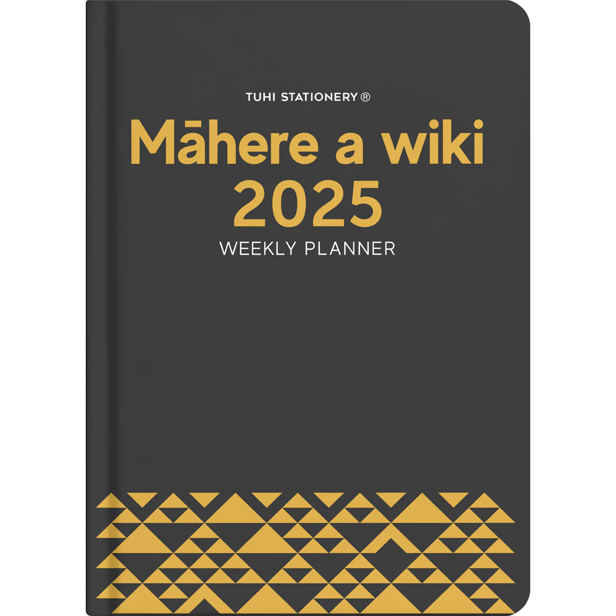 Tuhi B53 Week to View Premium Mahere a Wiki Gold 2025 Diary - Nail Gallerys