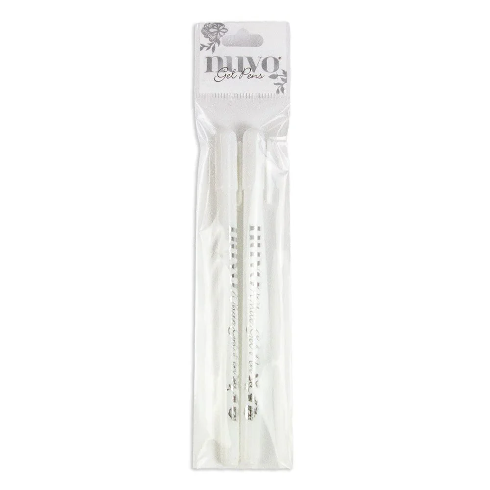Nuvo White Gel Pens Pack of 2 - Nail Gallerys