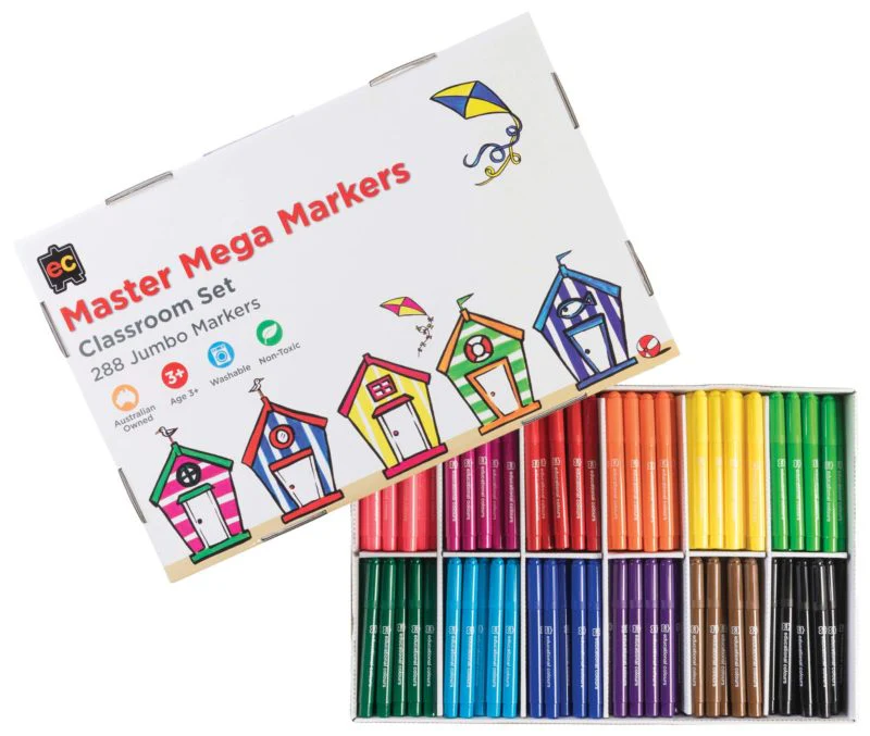 EC Master Mega Markers Set Of 288 - Nail Gallerys