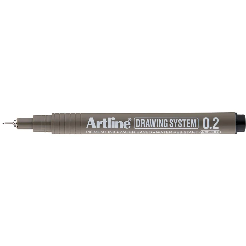 Artline 231 Black Drawing System Pens - Nail Gallerys