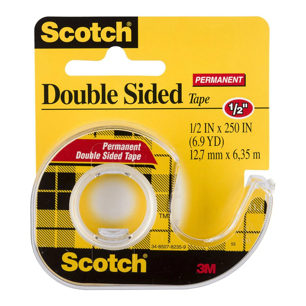 Scotch Double Sided Tape Dispenser 136 12.7mmx6.35m - Nail Gallerys