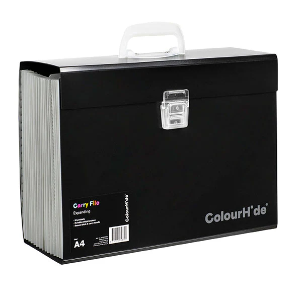 Colourhide Expanding File PP Carry File - Nail Gallerys