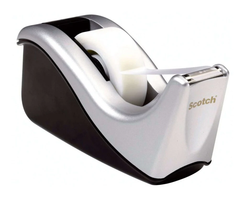 Scotch C60-st Tape Dispenser Silver/black - Nail Gallerys