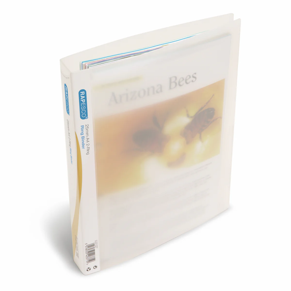 Rapesco Ring Binder 2 Ring 25mm A4 Clear - Nail Gallerys