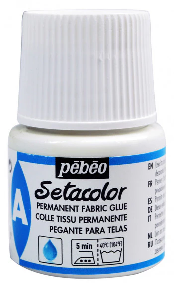 Pebeo 45ml Permanent Fabric Glue - Nail Gallerys