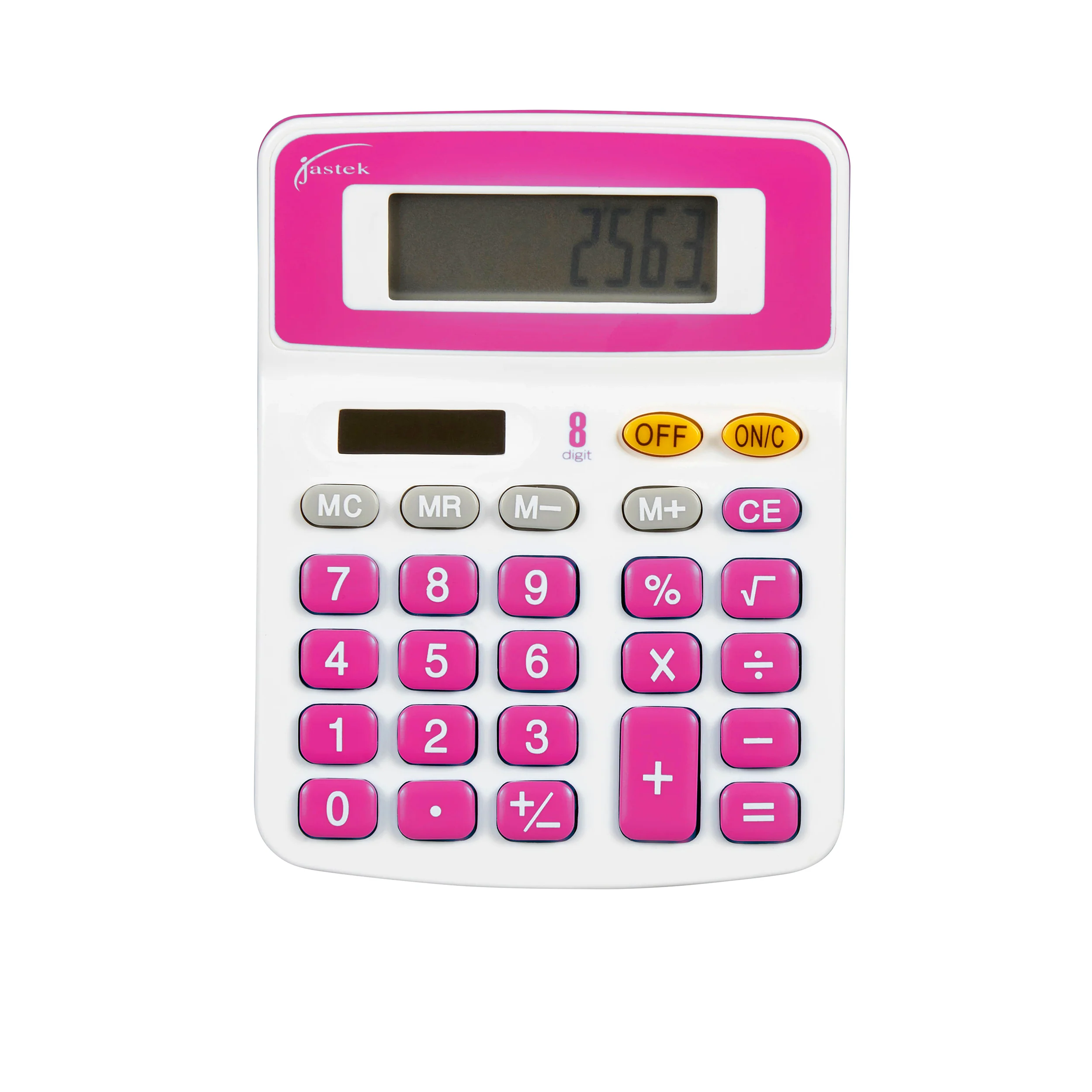 Jastek Desktop Calculator Assorted Colours - Nail Gallerys