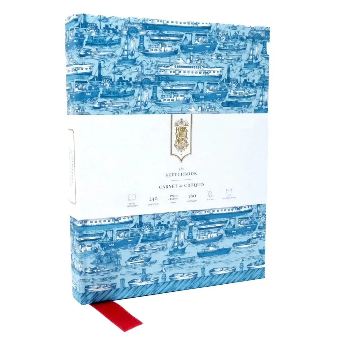 Ferris Wheel Press 190mm x 250mm 160gsm 240 Pages Sketchbooks - Nail Gallerys