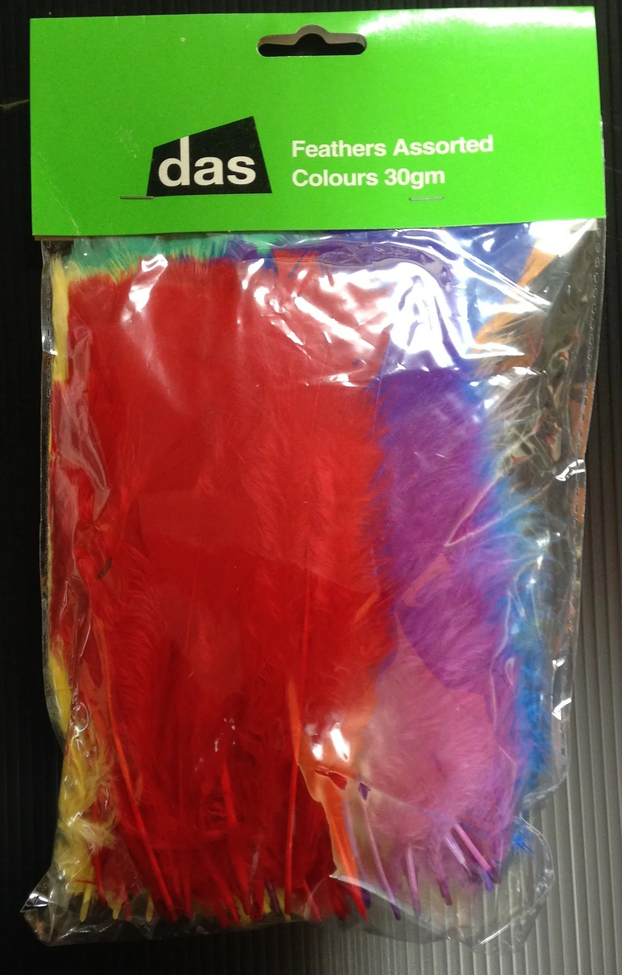 Das Feathers Assorted Colours 30gm - Nail Gallerys