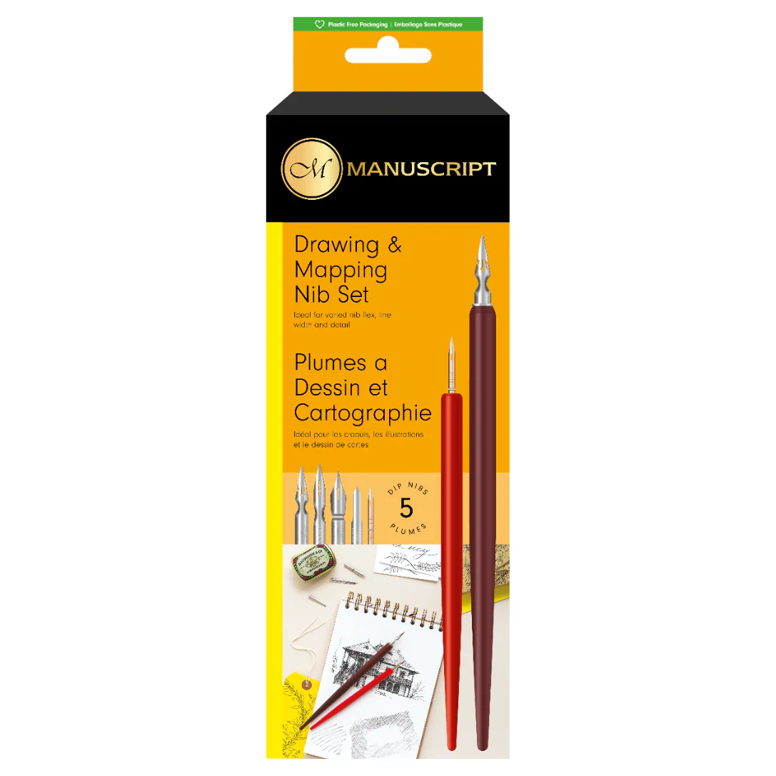 Manuscript Drawing & Mapping Nib Set - Nail Gallerys