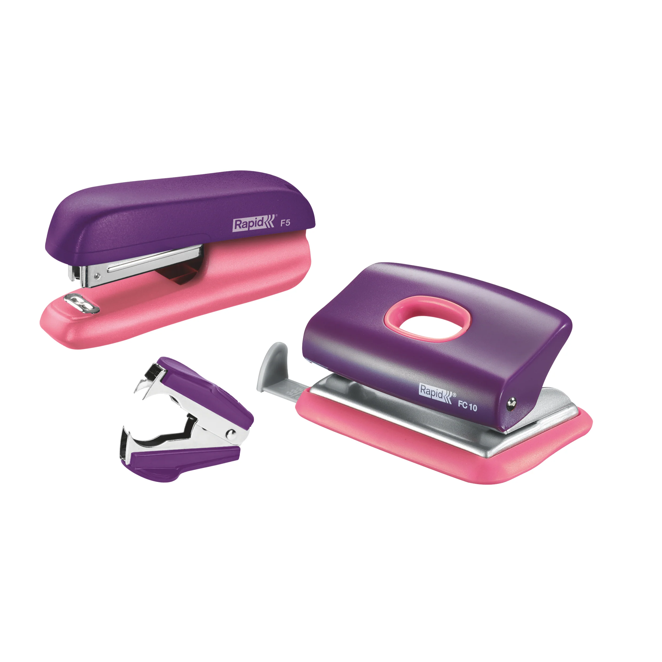 Rapid Stapler Mini F5 Purple/apricot Value Pack - Nail Gallerys