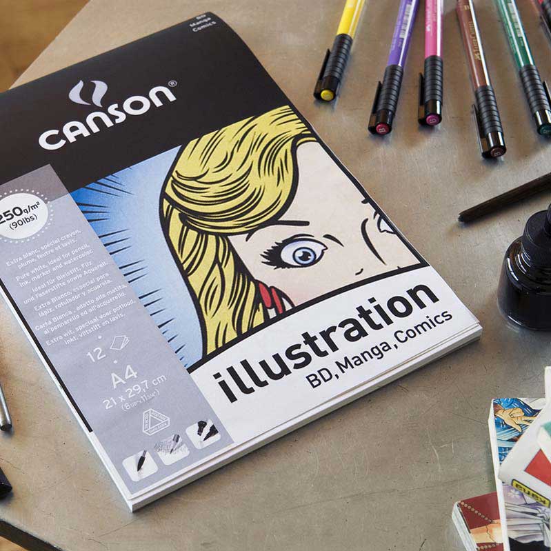 Canson Illustration A3 250g 12 Sheet Pad - Nail Gallerys