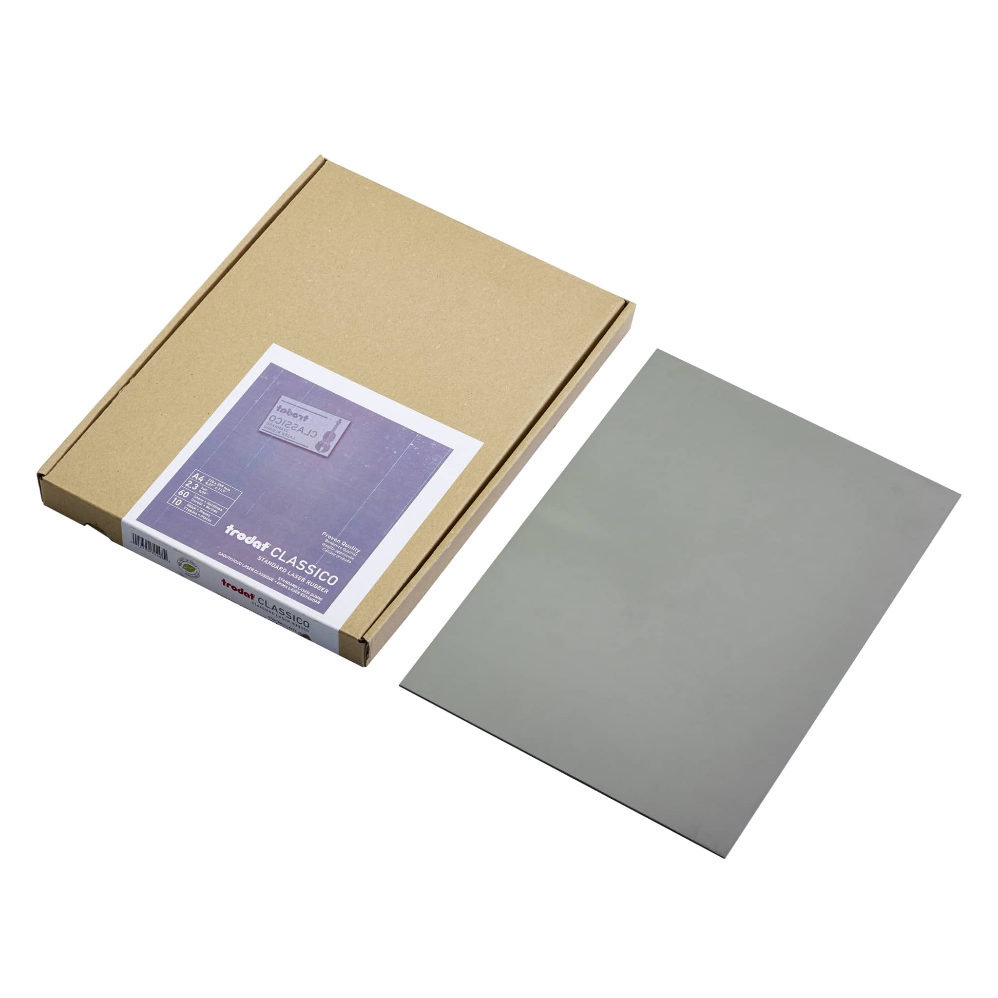 Trodat Classico Rubber 2.3mm A4 Pack of 10 - Nail Gallerys