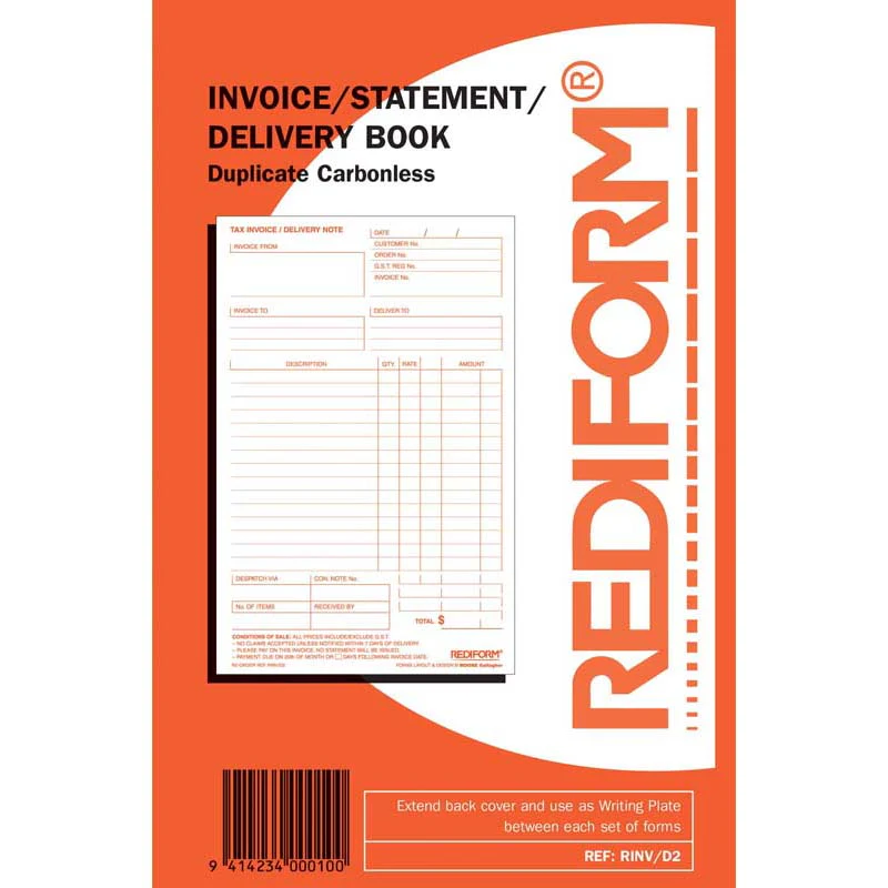 Invoice Books - Nail Gallerys