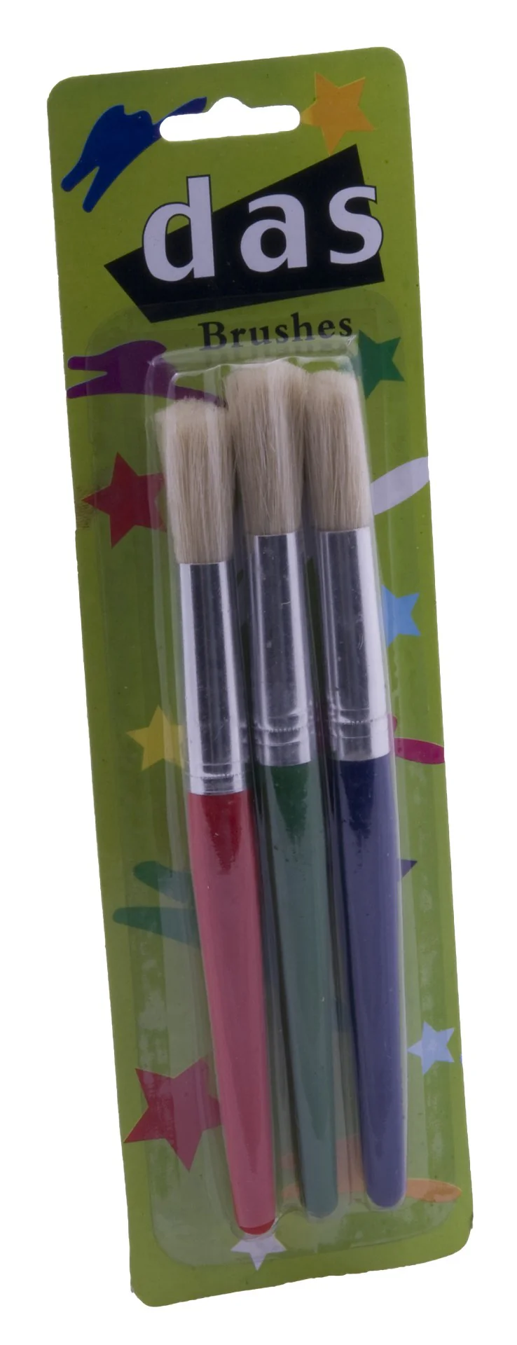 Das Brush Set 582cs Set Of 3 Round Bristle Brushes - Nail Gallerys