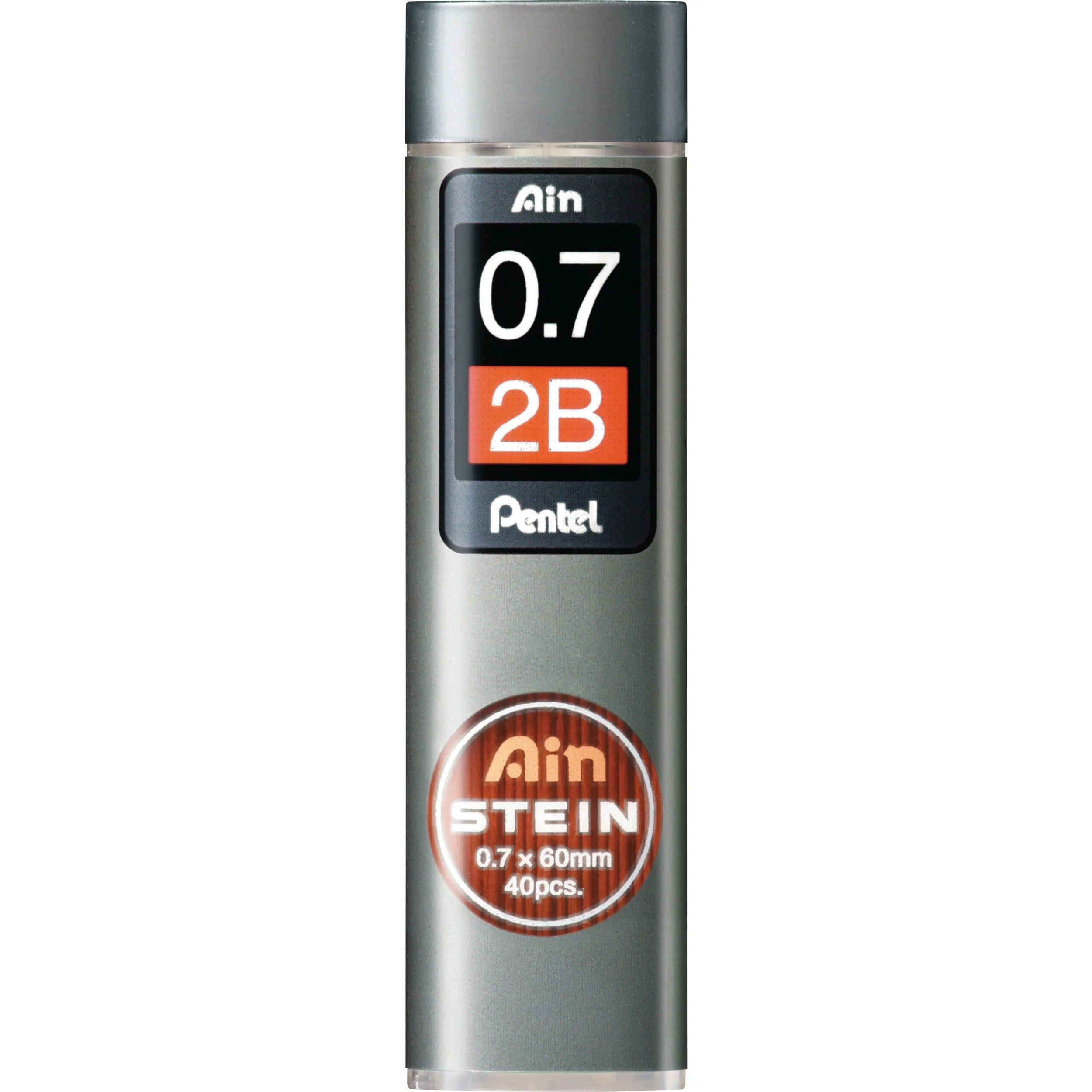 Pentel Ain Stein Leads 0.7mm Tube/40 Box Of 12 - Nail Gallerys