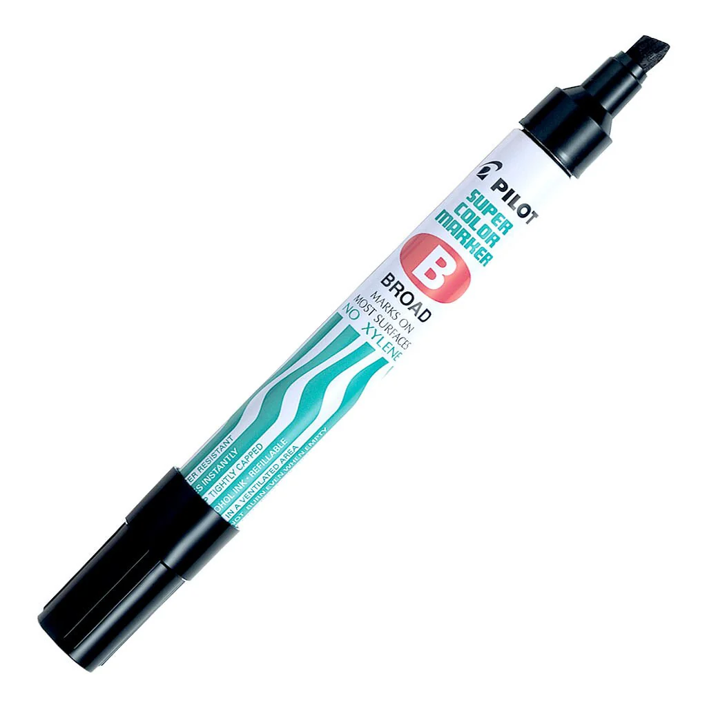 Pilot Super Colour Permanent Marker Broad - Nail Gallerys