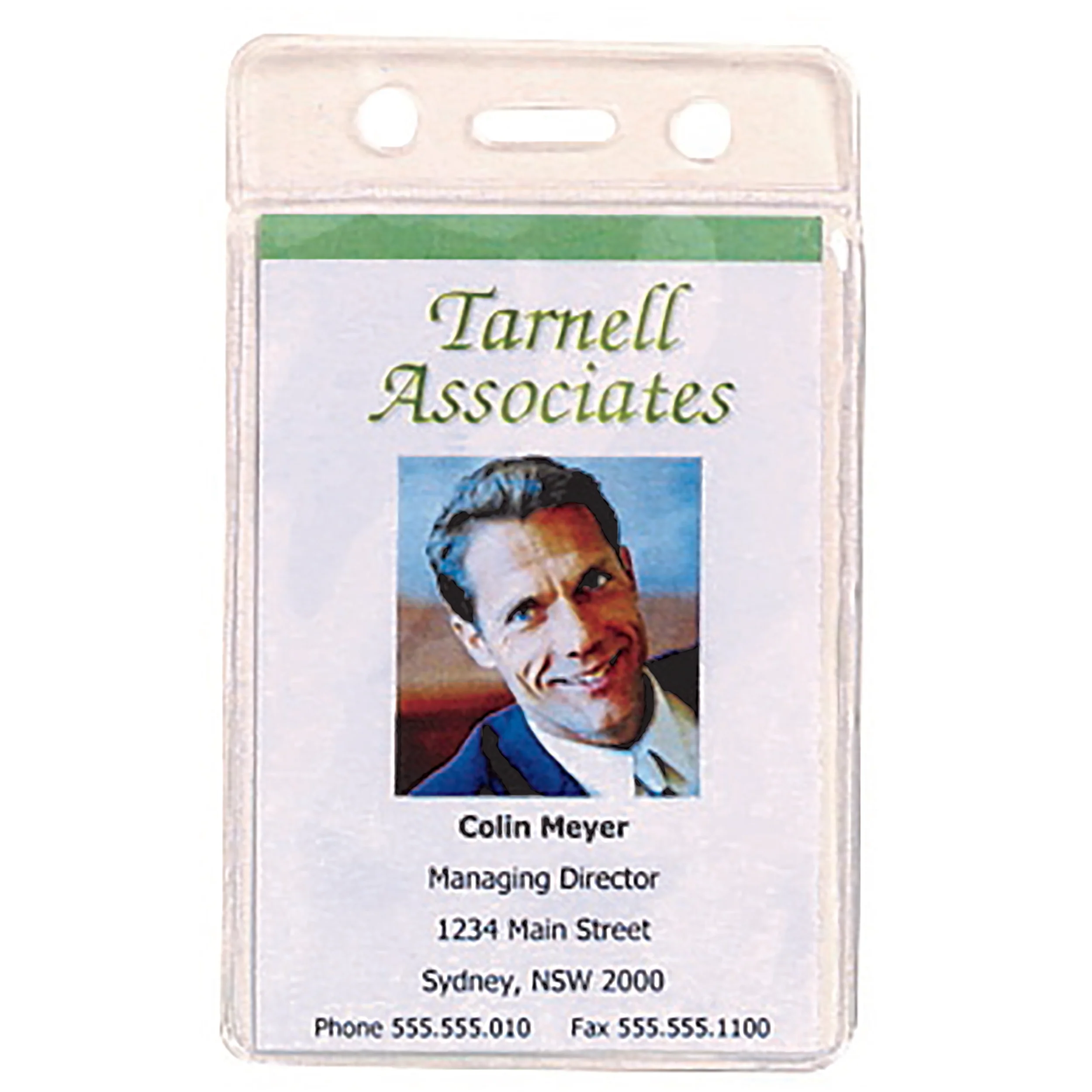 Rexel Holder Id Card Pack Of 10 - Nail Gallerys