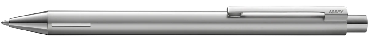 Lamy Econ 240 Brushed Stainless Steel Ballpoint Pen - Nail Gallerys