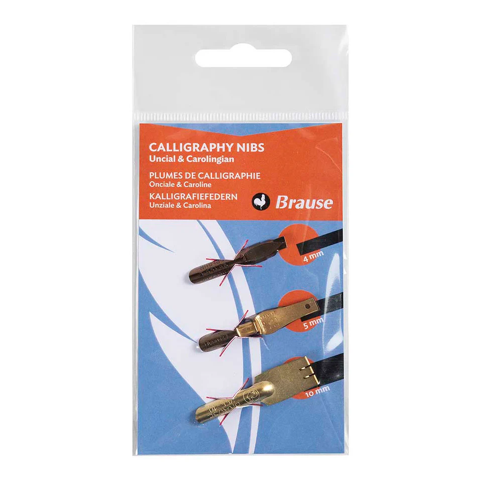 Brause Calligraphy Nib Set Uncial Carolingian - Nail Gallerys