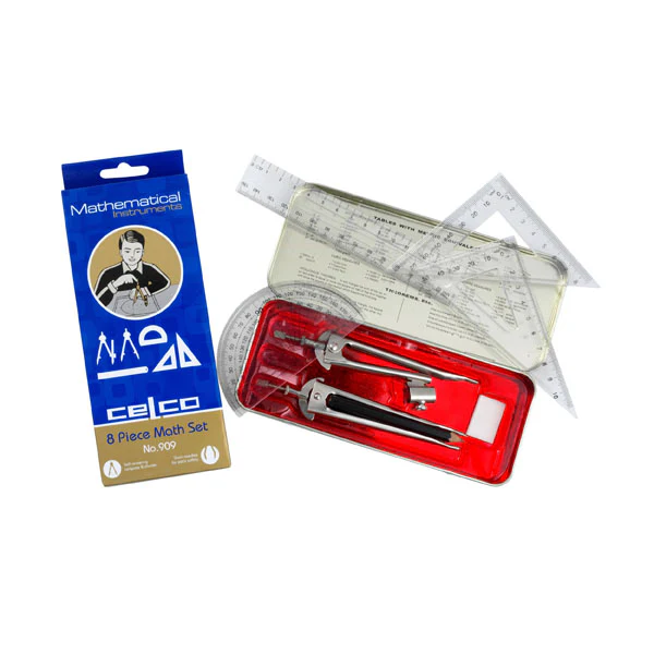 Celco Maths Set 909 With Compass - Nail Gallerys