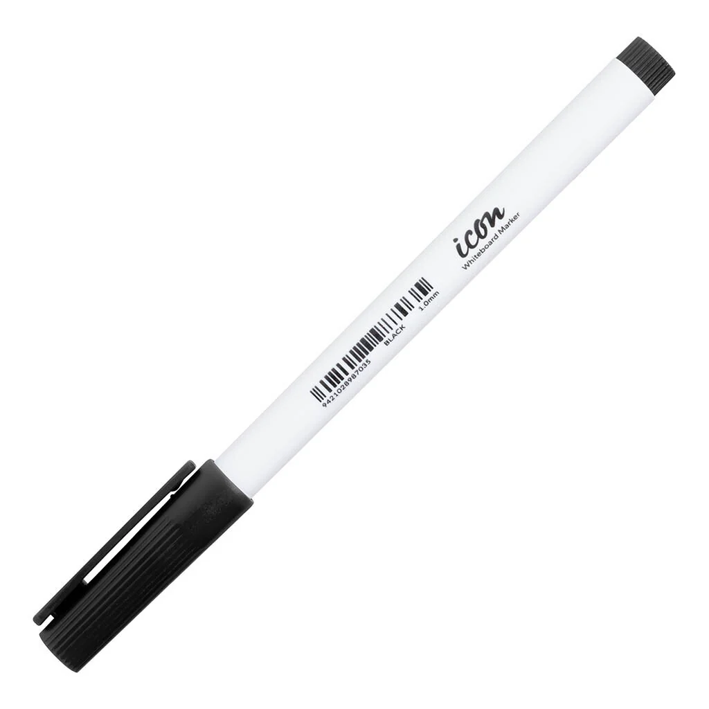 Icon Whiteboard Marker Slim Barrel Fine Tip - Pack Of 12 - Nail Gallerys