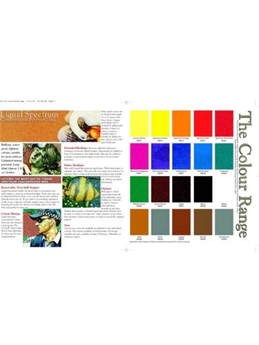 Art Spectrum Liquid Spectrum Set Of 6 X 50ml Drawing - Nail Gallerys