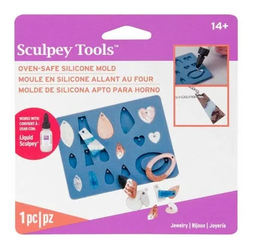 Sculpey Silicone Bakeable Mould Jewelry - Nail Gallerys
