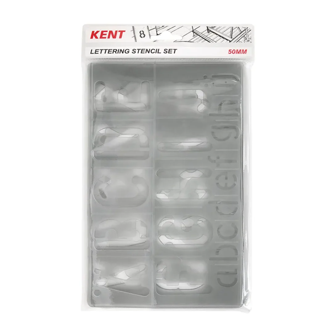 Kent Lettering Stencil 50mm - Nail Gallerys