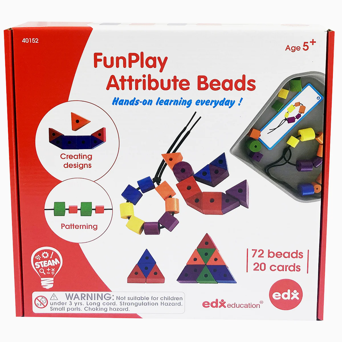 EDX Funplay Attribute Beads 72 Piece Set - Nail Gallerys
