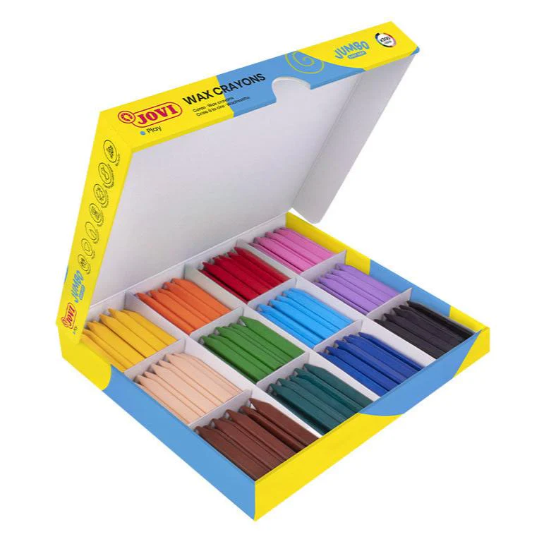 Jovi Triwax Triangular Shaped Crayons Set of 300 - Nail Gallerys