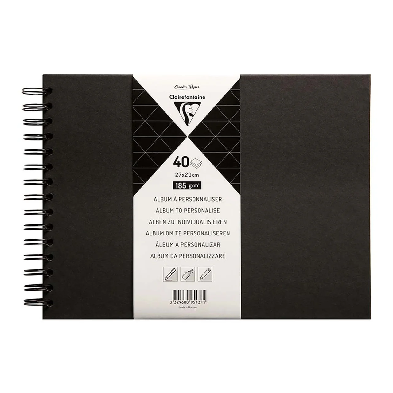 Clairefontaine Hardcover Album 27x20cm - Nail Gallerys