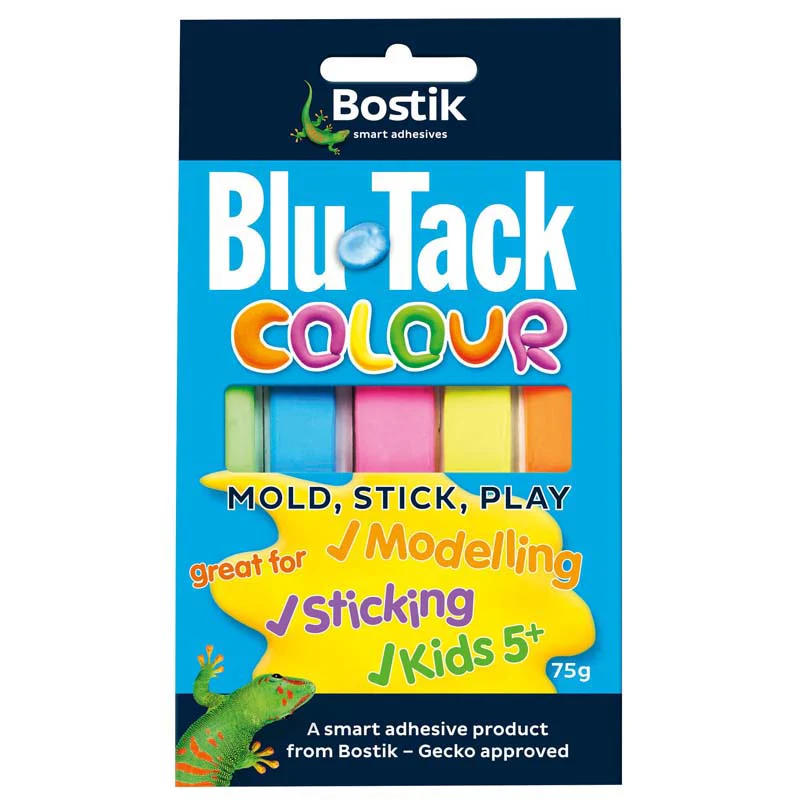 Bostik Blutack 75gm Colour - Nail Gallerys