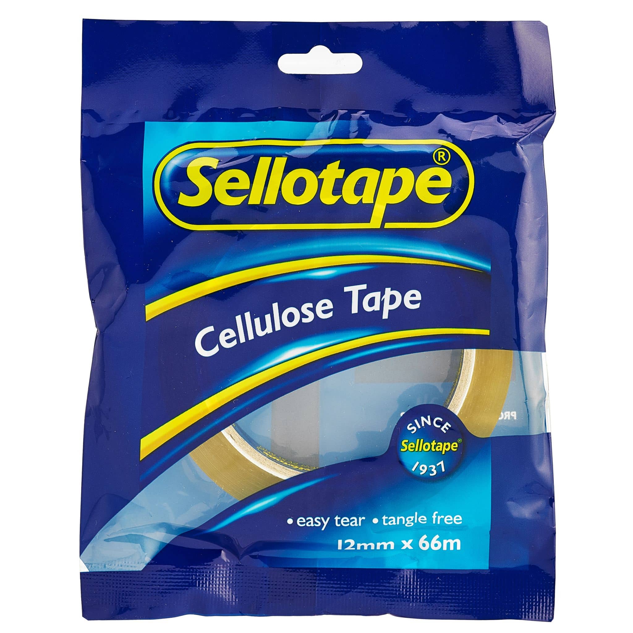 Sellotape 1105 Cellulose Clear Tape Size 66m - Nail Gallerys